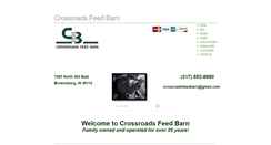 Desktop Screenshot of crossroadsfeedbarn.com